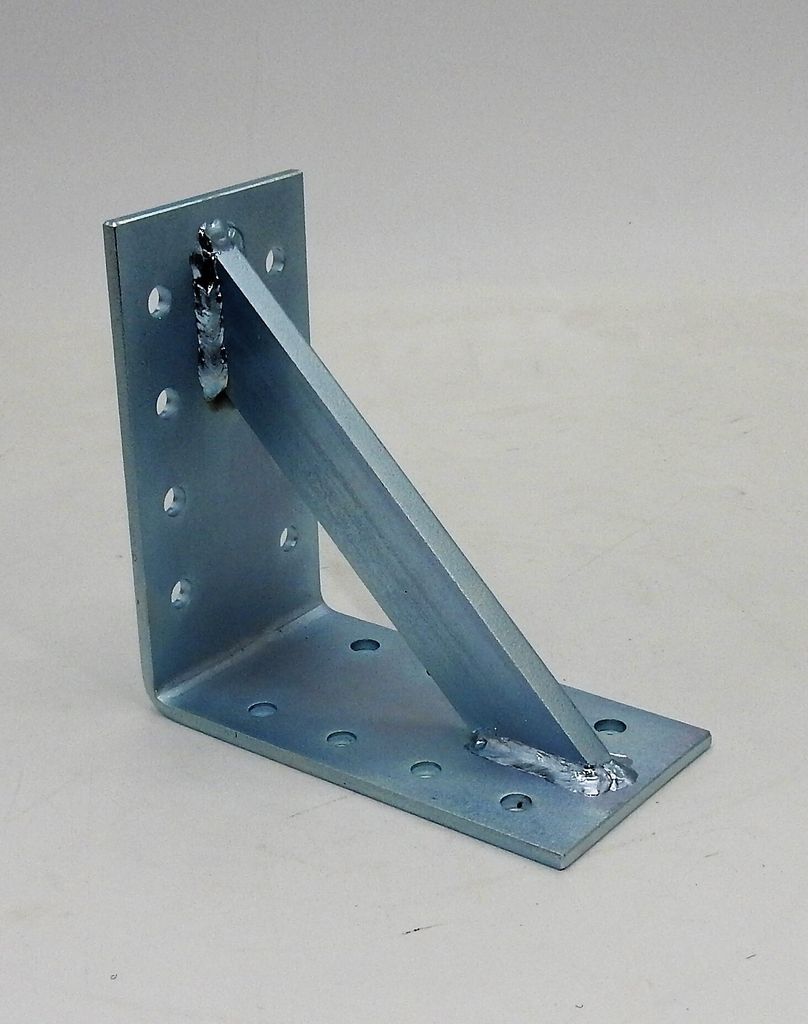 Winkel feuerverzinkt 150x150x80mm verstärkt Schwerlast Produktbild 