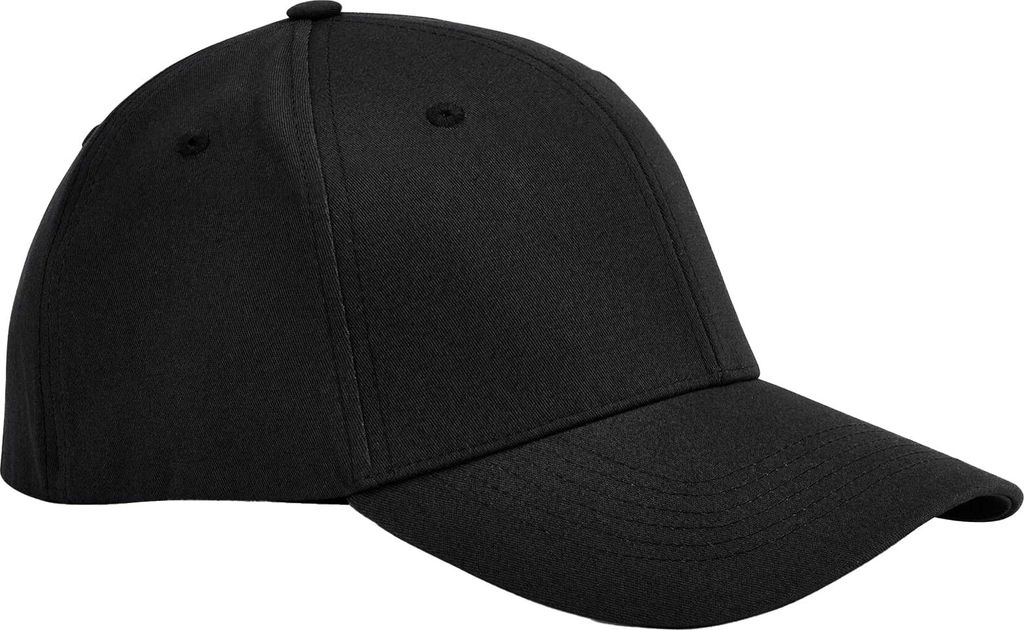 Beechfield - "EarthAware" Baseball-Mütze, Baumwolle aus biologischem Anbau, Stretch BC6895 (S-M) (Schwarz)