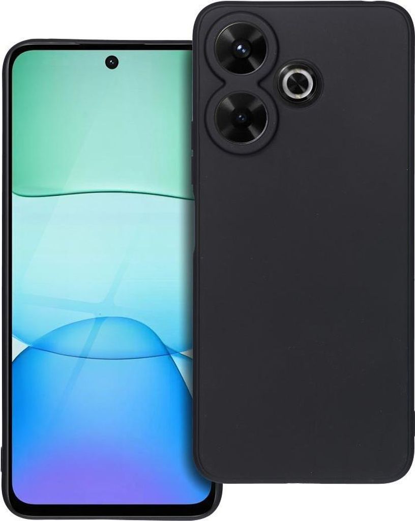 MATT Handyhülle passend für XIAOMI Redmi 13X schwarz