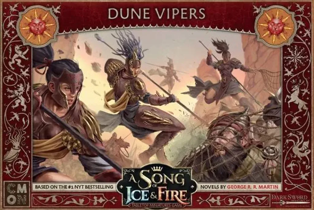 Extension Jeu de Figurines Dune Vipers Maison Martell ASOIAF Miniatures