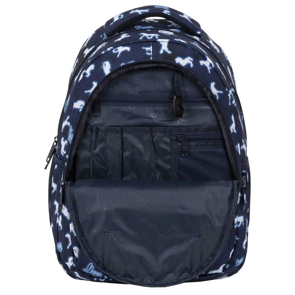 Cartable scolaire chevaux BackUp avec compartiments ergonomiques - 4
