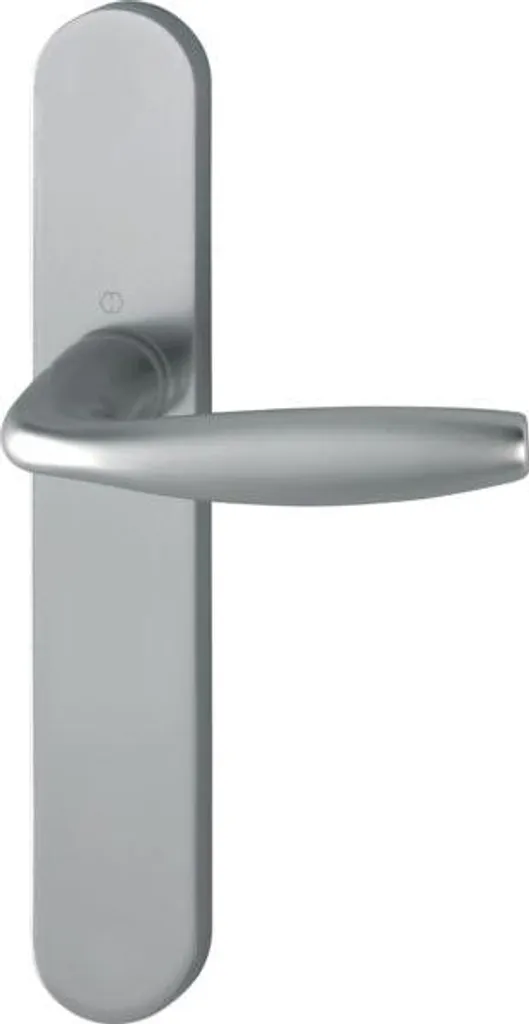 Ensemble de porte HOPPE New York aspect inox F9 entraxe 165 1810/318KN