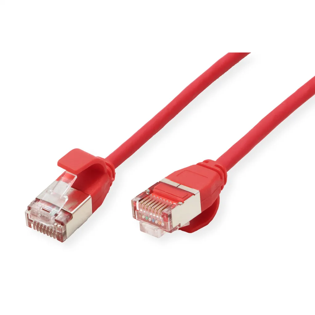 ROLINE U/FTP DataCenter Patchkabel Cat.6A (Classe EA), LSOH, sottile, rot, 3 m - 2