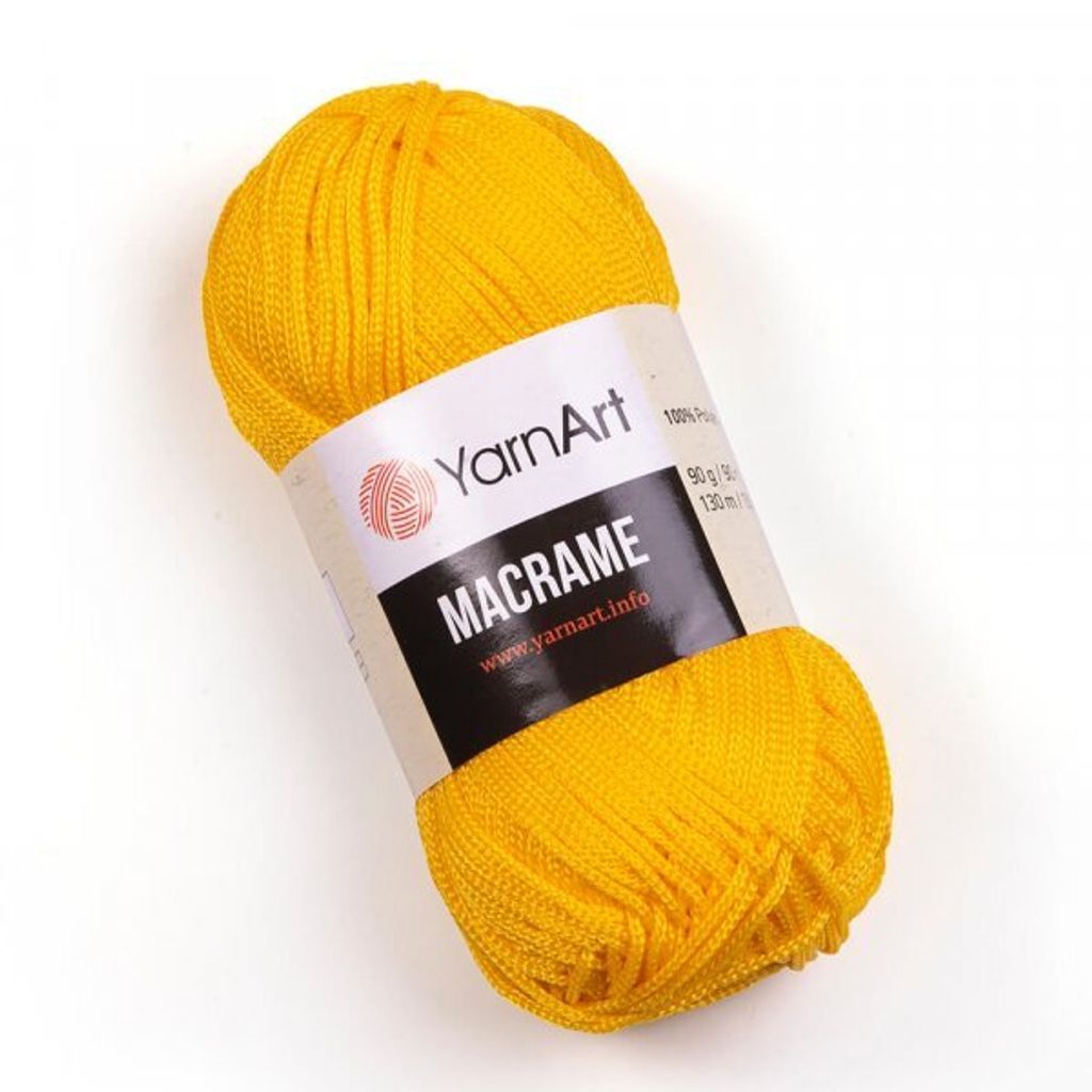 YarnArt Macrame příze 90 g / 90 m - barva 142 žlutá - Obrázek produktu 