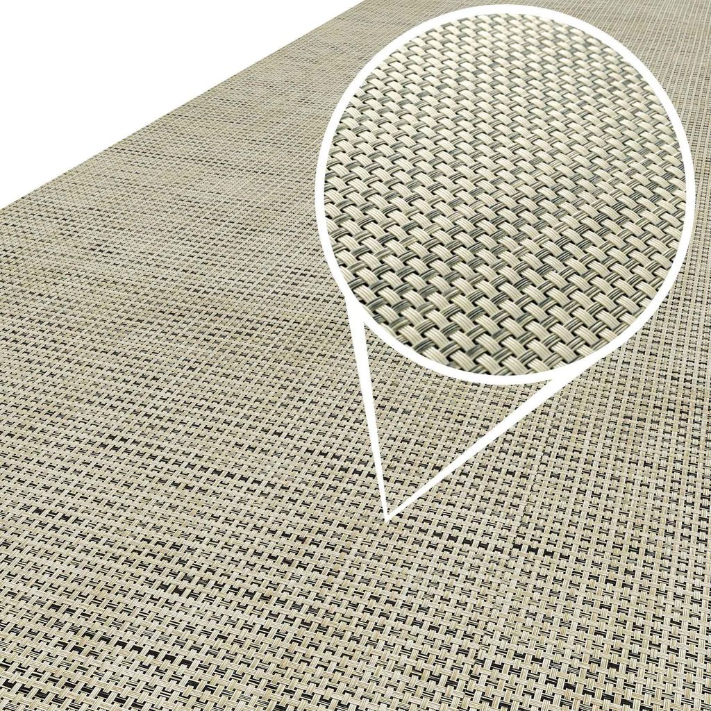 Outdoorläufer Teppich Läufermatte TATAMI Beige Rattan Robust Breite 100cm Länge 180cm