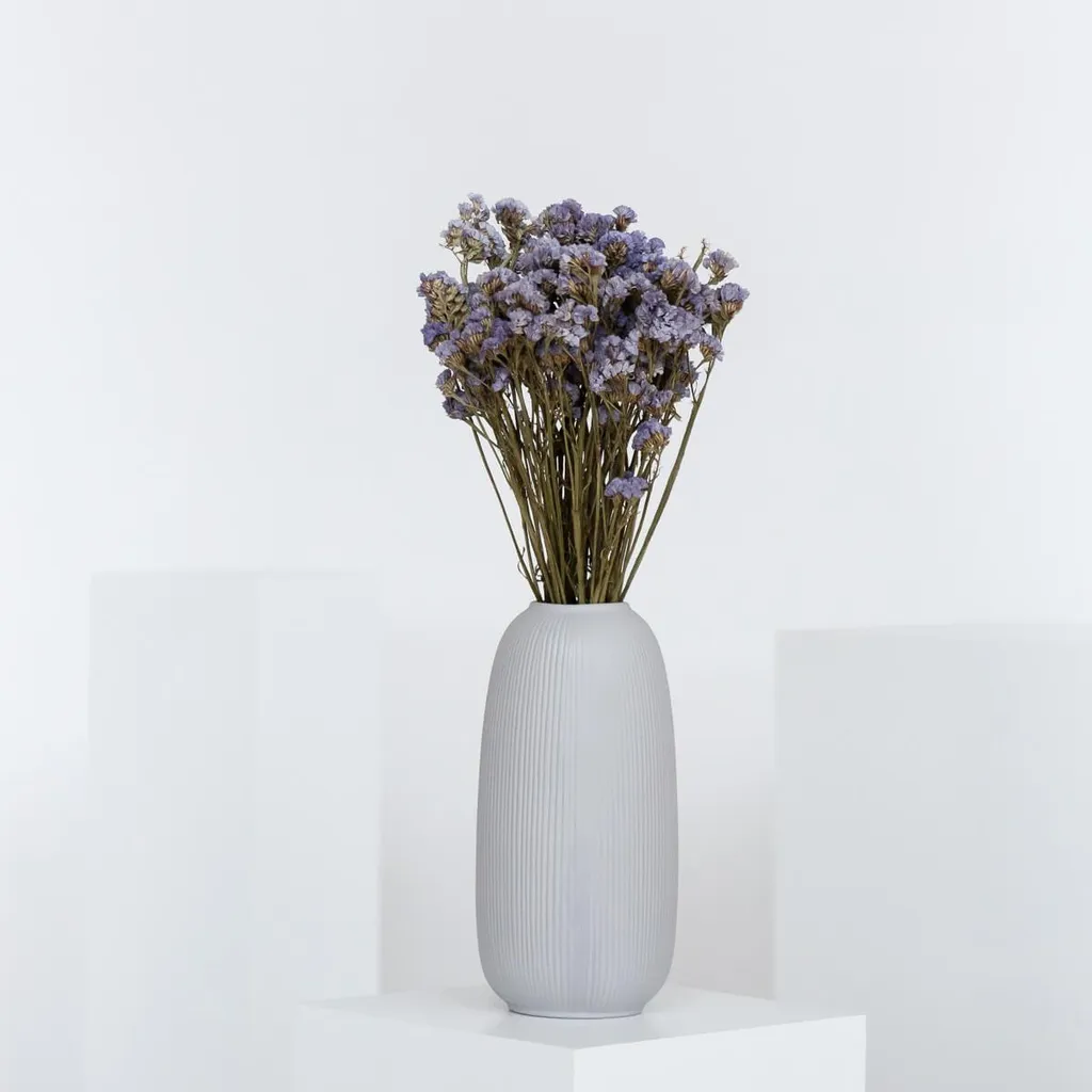 Fleurs Séchées Statice Bleu et Blanc pour Décoration Mariage et DIY
