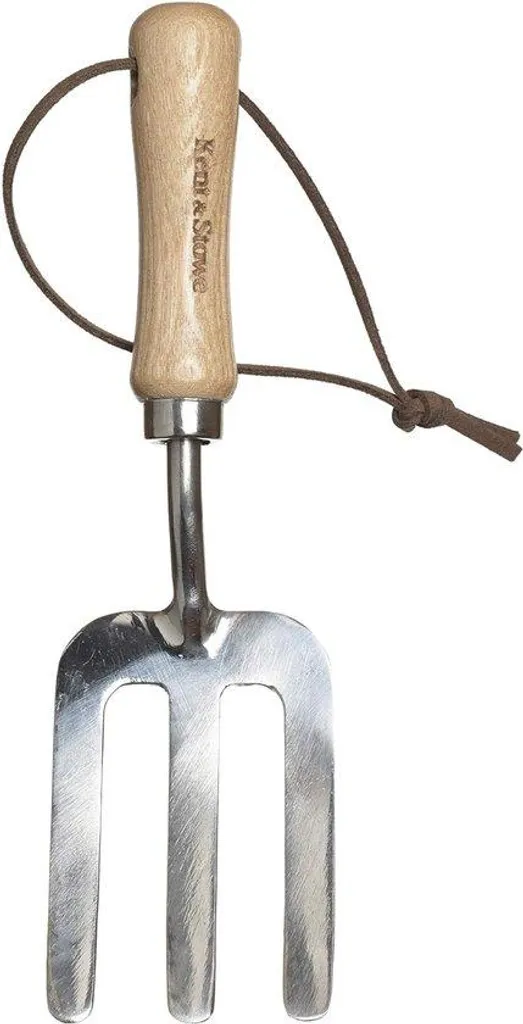 Fourchette enfant pour l'école et la maison en inox et bois véritable