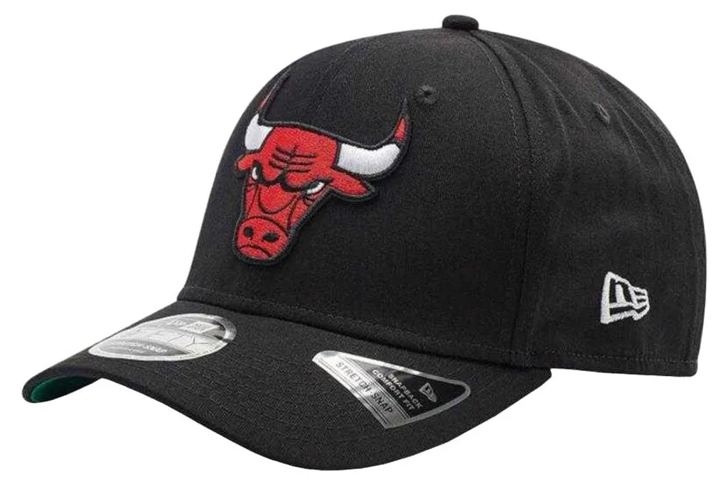 Casquette Chicago Bulls brodée 47 PP9832 en toile noire stretch