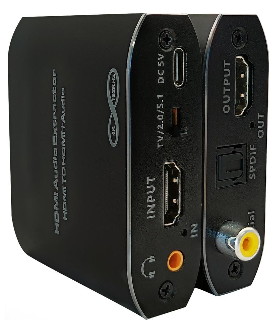 HDMI Audio Extractor 4K/2K - Audio Converter - HDMI In naar Productafbeelding 