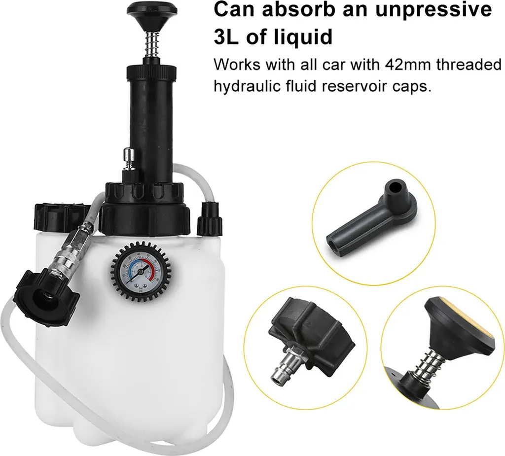 Purgeur de frein automatique 3L pour changer seul votre liquide de frein