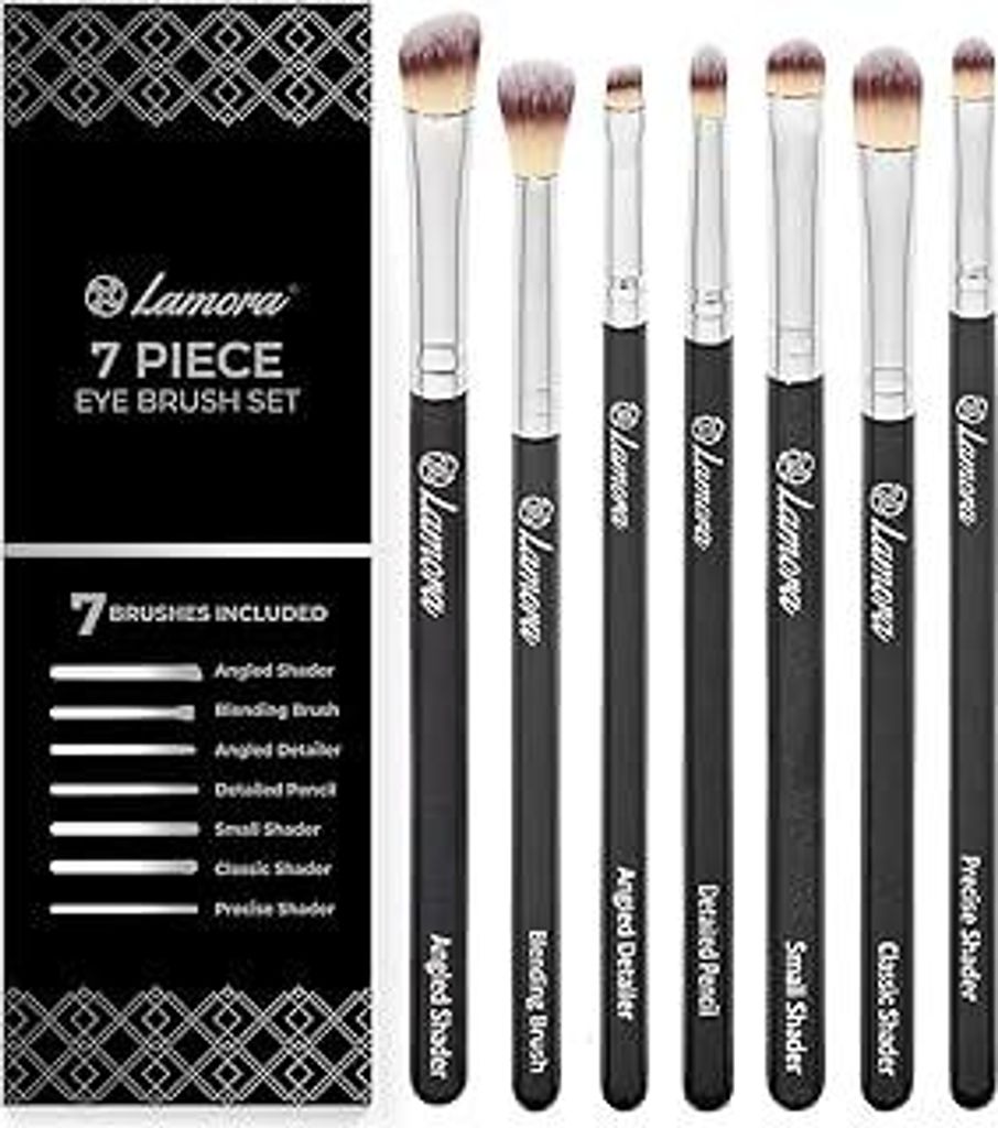 Augenpinsel Lidschattenpinsel Verblender Pinsel Set - Lidschatten Pinselset Makeup Eyeshadow Augen Pinsel Schminkpinsel Set - Ideal Zum Verblenden ...