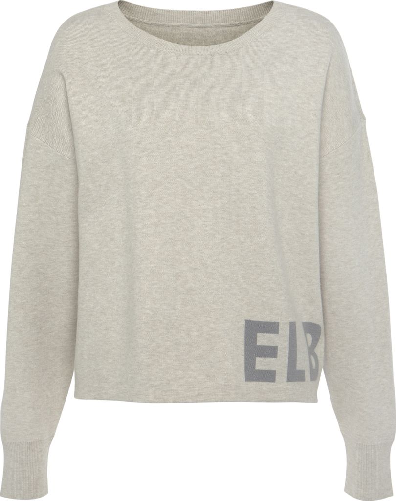 Elbsand Strickpullover Hellgrau Größe 40/42 Produktbild 
