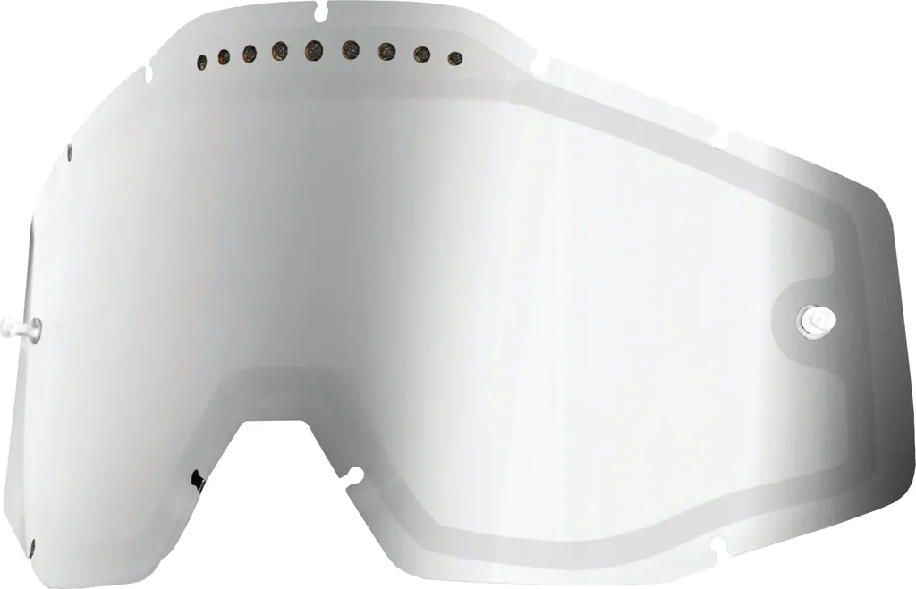 Écran de remplacement double miroir ventilé pour lunettes de cross