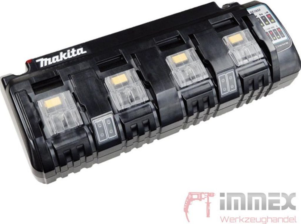 Makita DC18SF, Ladegerät, Makita, Schwarz, 0,5 h, 1,33 h, Produktbild 