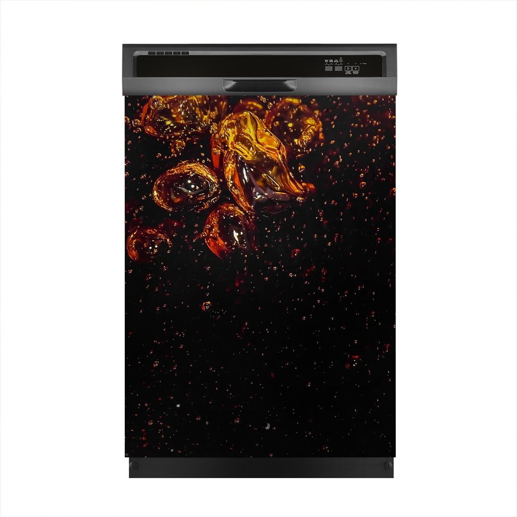 Magnete Dekorative 60x80 cm Küche Magnetmatte Spülmaschine - Sprudeln eines Getränks
