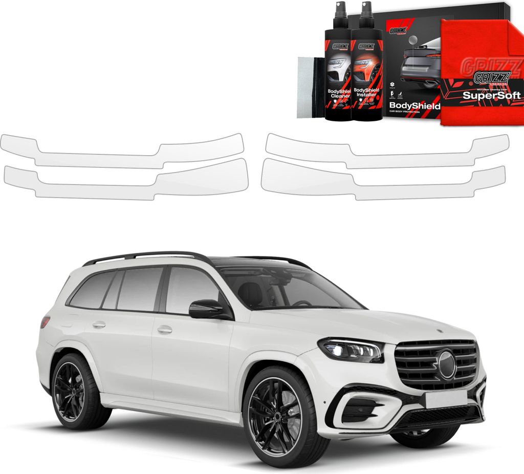 4in1 Schutzfolie Grizz Protector für Schweller - Mercedes GLS 450d (2023-2025)