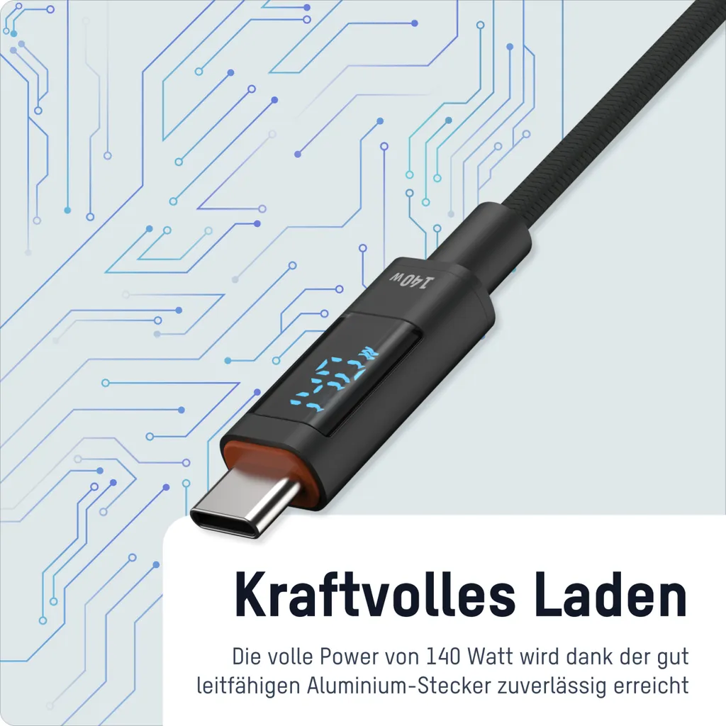 Câble USB-C vers USB-C 2m Idéal pour Charger et Monitorer son Laptop