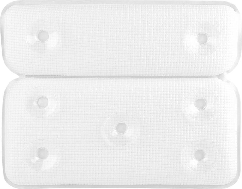 Weich gepolstertes Badewannenkissen mit Schaumstoffpolsterung, Kopfstütze, Nacken- und Rückenkissen für Badezimmer
