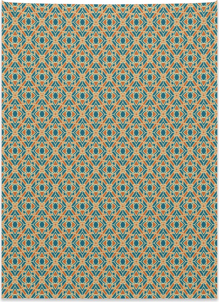 Abakuhaus Blume Wandteppich, Konzeptpflanzen asiatisch aus Weiches Mikrofaser Stoff Kein Verblassen Klare Farben Waschbar, 110 x 150 cm, Benzinblau...