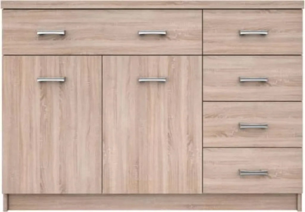 Buffet bas Commode Top Mix avec tiroirs coulissants pour la chambre