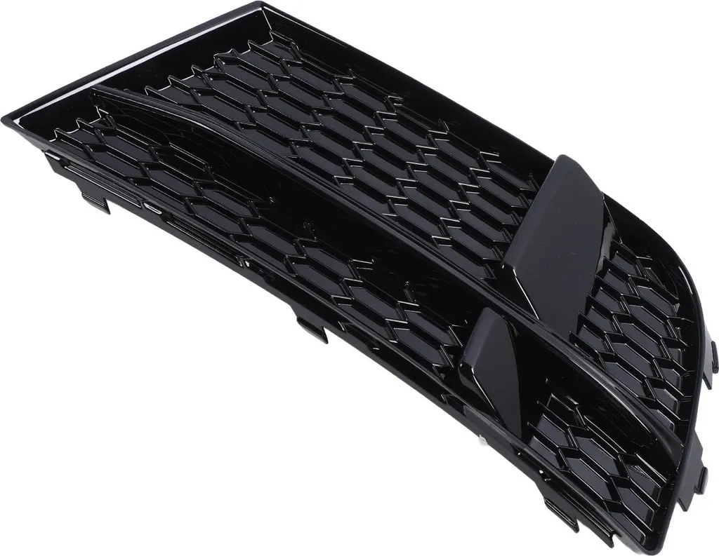 Calandre latérale antibrouillard pour Audi A3 8V Sportback Noir Brillant