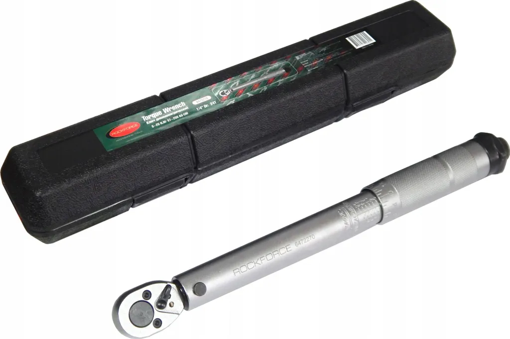 Clé dynamométrique 1/2 pouce 40-210 Nm en acier chrome vanadium robuste