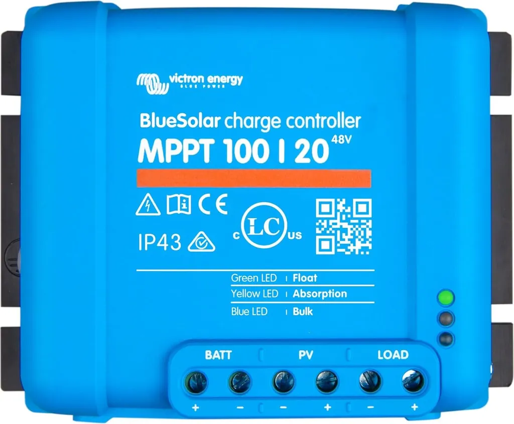 Regolatore Victron BlueSolar MPPT 100/20 48V - Massima Resa Fotovoltaica