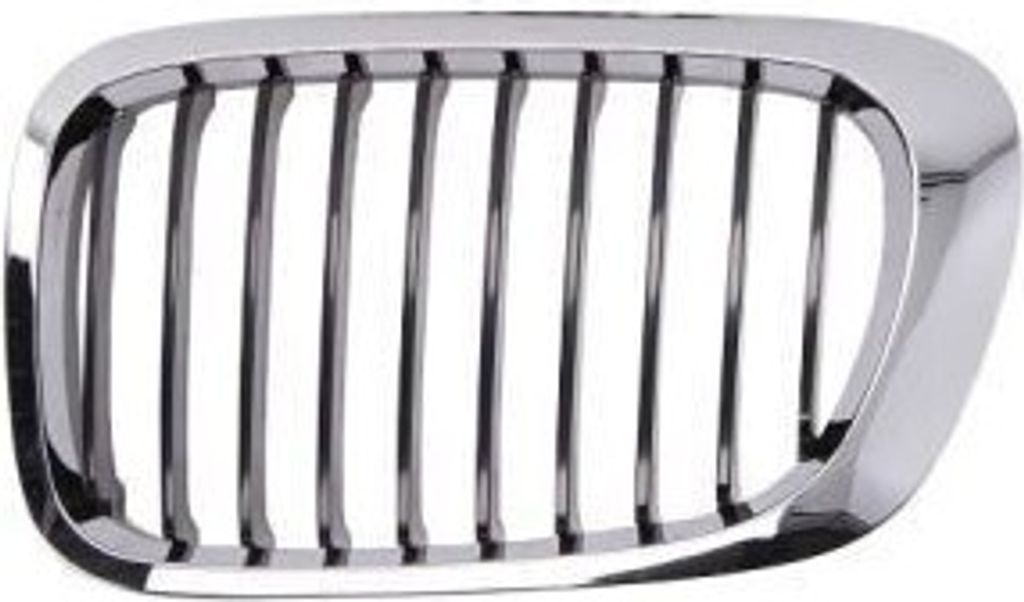 BLIC 6502-07-0061994LP Kühlergrill Frontgrill für BMW 3 Limousine (E46) Vorne Links Chrom Schwarz