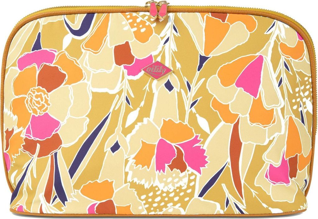 Oilily Kulturbeutel Chelsey Cosmetic Bag Carnation Green Sulphur bunt