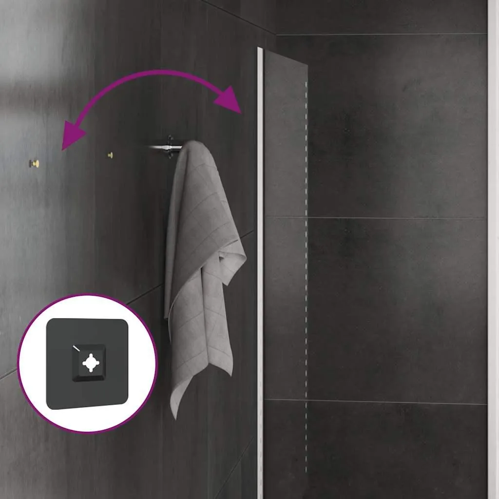 specchio da bagno vidaXL LED 90x50 cm - 4