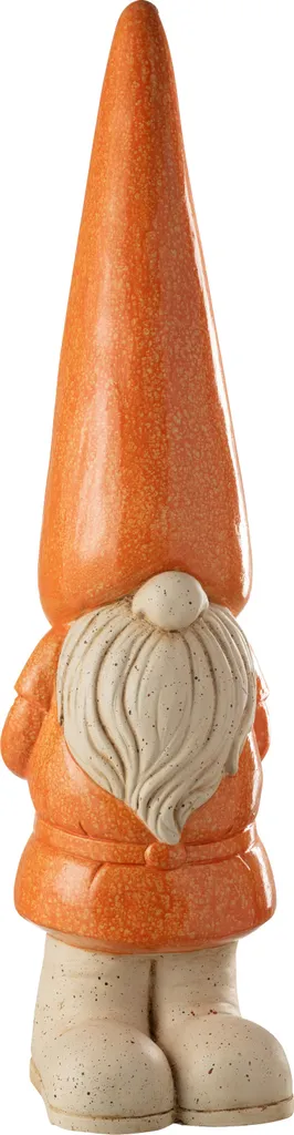 Nain de Jardin Incassable Orange J-Line Zwerg Mgo Large pour l'Extérieur