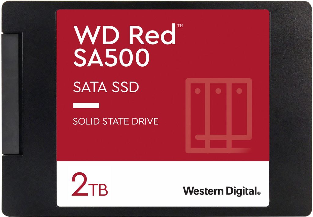 SSD WD Red    2,5"           2TB SATA3   SA500 intern Obrázok produktu 