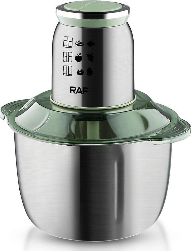 Fleischwolf 1000W elektrischer Lebensmittelzerkleinerer Fleischwolf Edelstahl Lebensmittelzerkleinerer Gemüsezerkleinerer