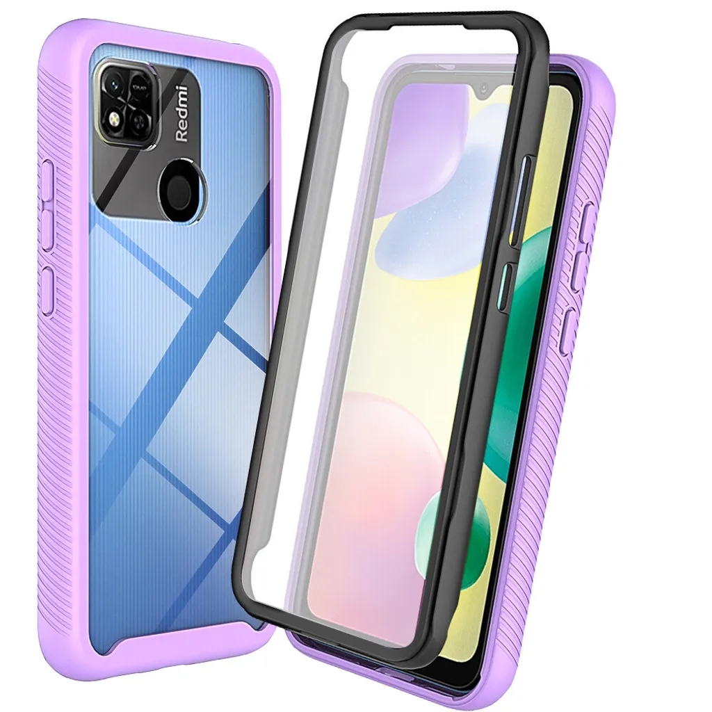 Cover Viola 360° Xiaomi Redmi 9C e 10A Protezione Integrale Elegante