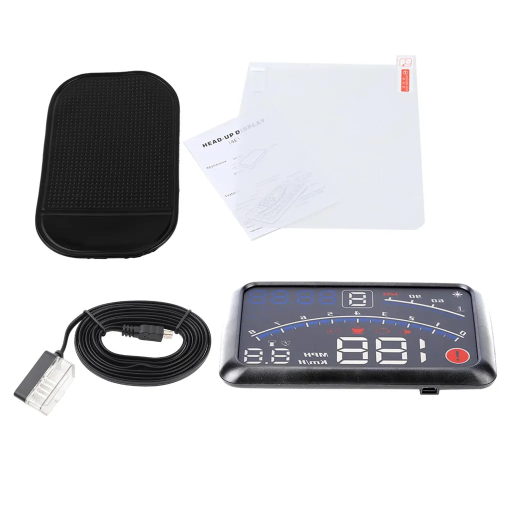 Système HUD Plug-and-Play avec Alerte de Vitesse km/h et Écran LED HD
