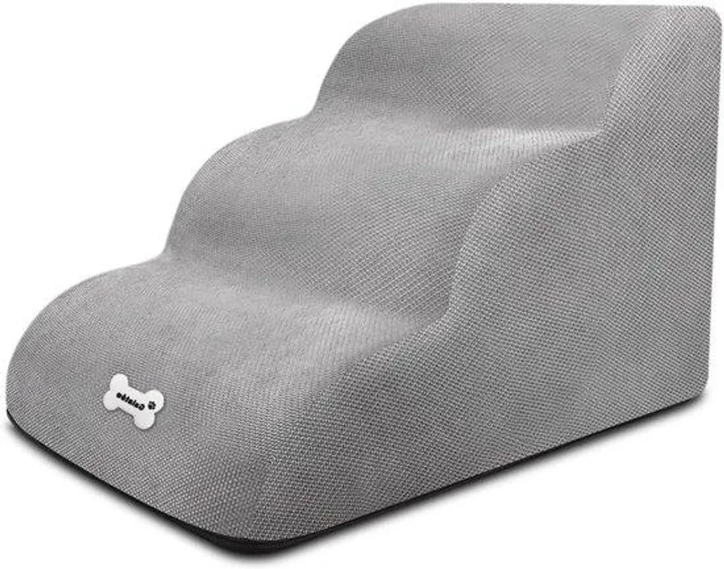Marches pour animaux domestiques et rampe de canapé stable coloris gris