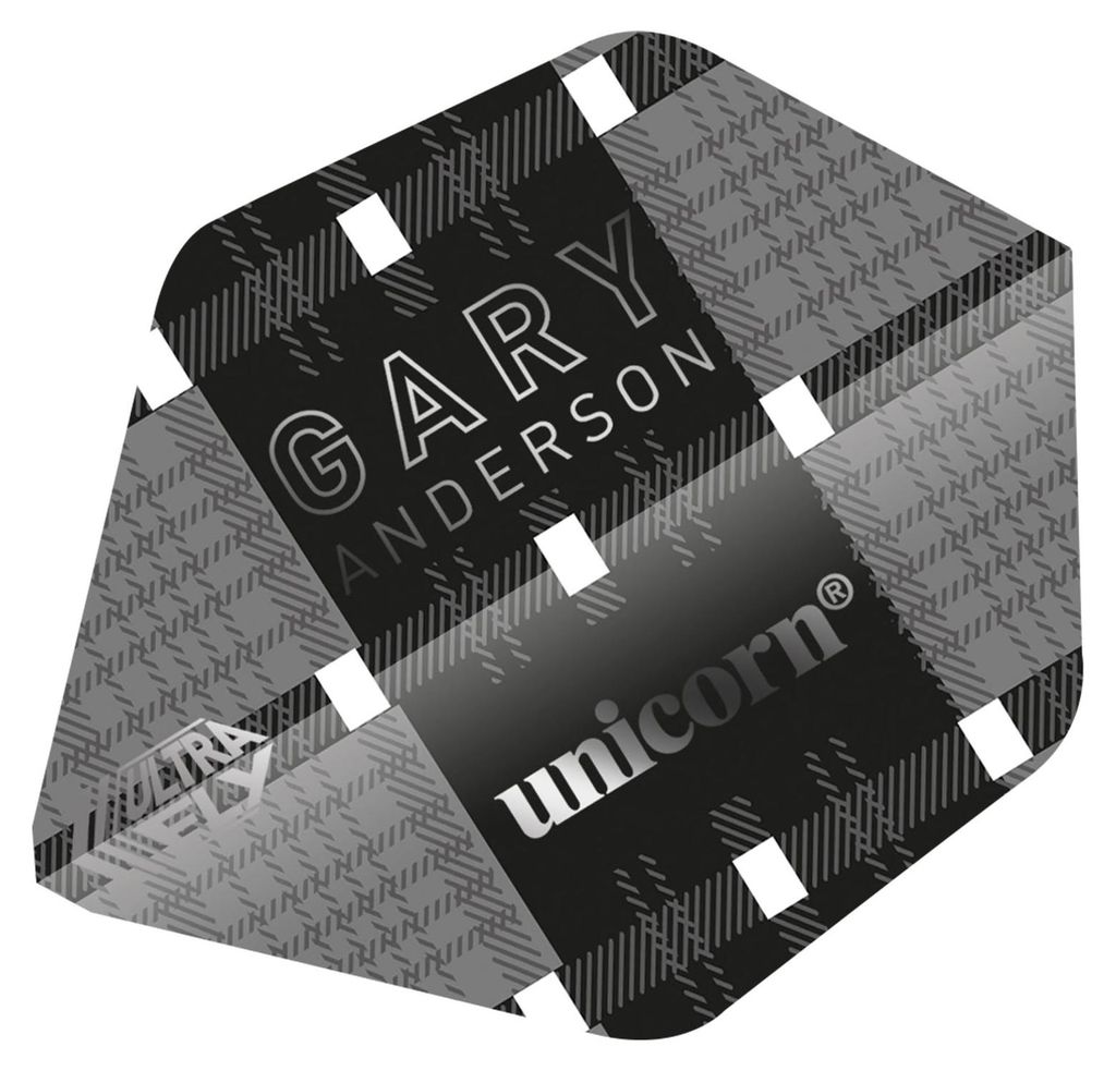 Unicorn Ultra Fly 75 Gary Anderson World Champion Ghost Flights - AR 2 -- 1 Satz