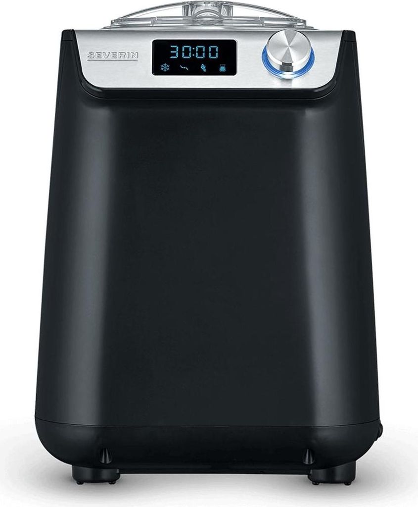Severin Kompakt Eismaschine & Joghurtbereiter EZ 7407 mattschwarz Eismaschine Eismaschine Mit Kompressor Eismaschine Selbstkühlend Eismaschine Ko...