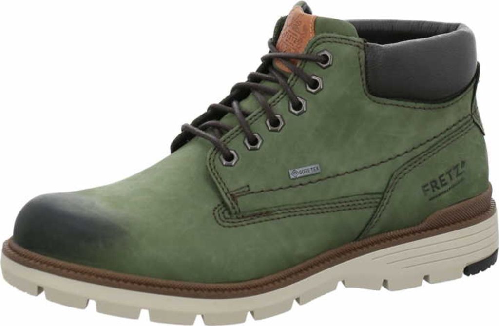Fretz Men Cooper Boots in Übergrößen Grün 1384.3516-44 große Herrenschuhe, Größe:46