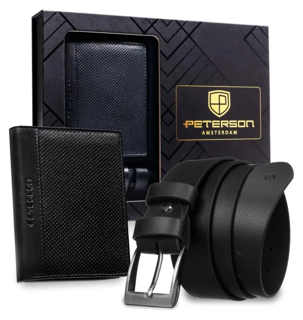Portefeuille Cuir Peterson GREG60272 : Blocage RFID et Multi-Rangements