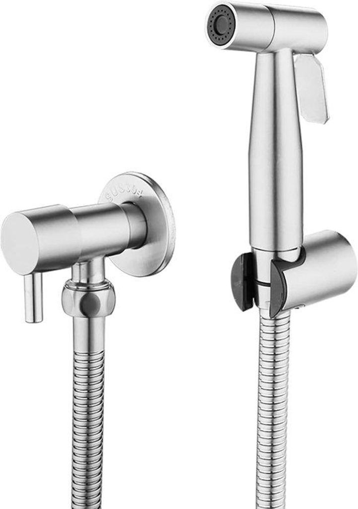 Toilet-Bidet-Spülung - Handbedienbar - Edelstahl