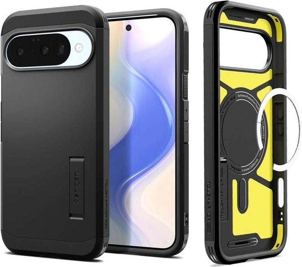 Spigen Tough Armor mit Magnetfunktion Hlle Kompatibel mit Google Pixel 10 10 Pro Schwarz