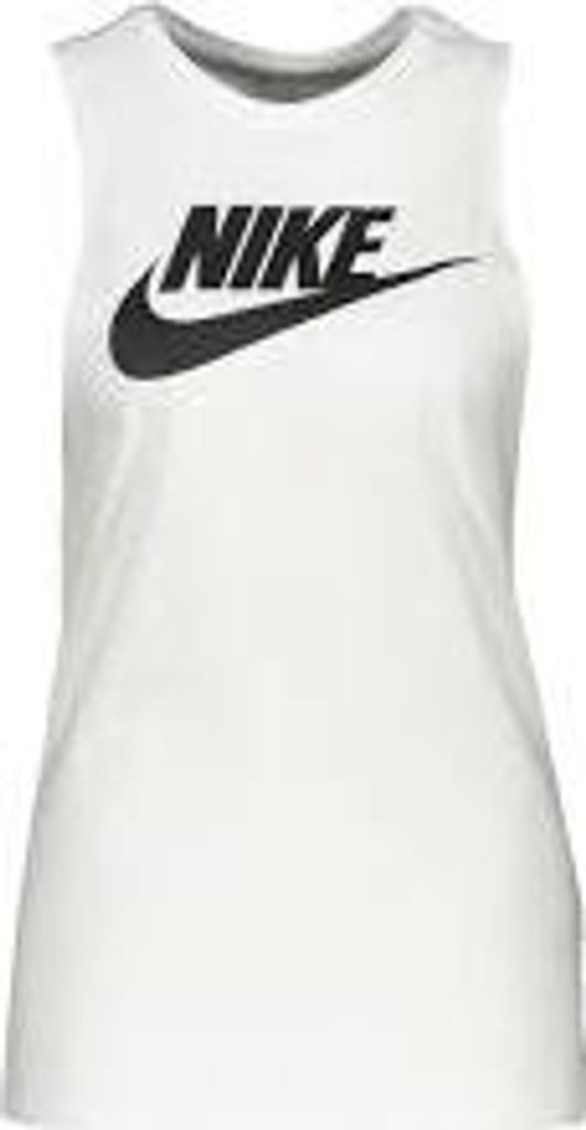 NIKE - nike sportswear Damen Muskeltank - Sporthemd damen - Wit-Zwart