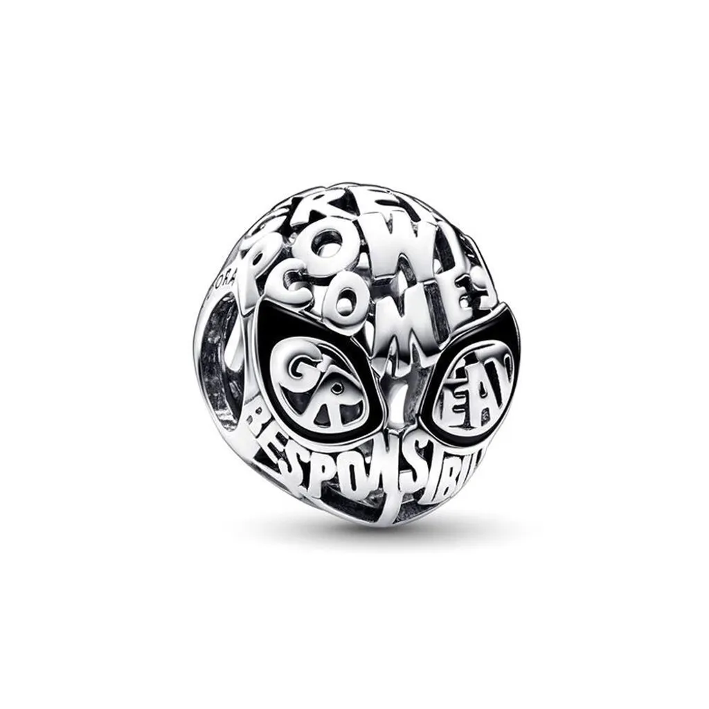 Bijou Spiderman Pandora Jewelry en Argent Massif avec Gravure Mod.