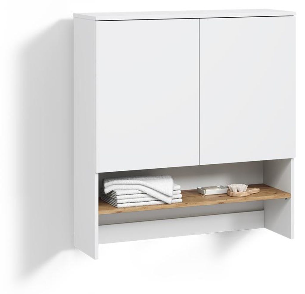 Waschmaschinenschrank Livinity Paolina Weiß/Artisan 93.6 x 100.4 cm, Model 58816