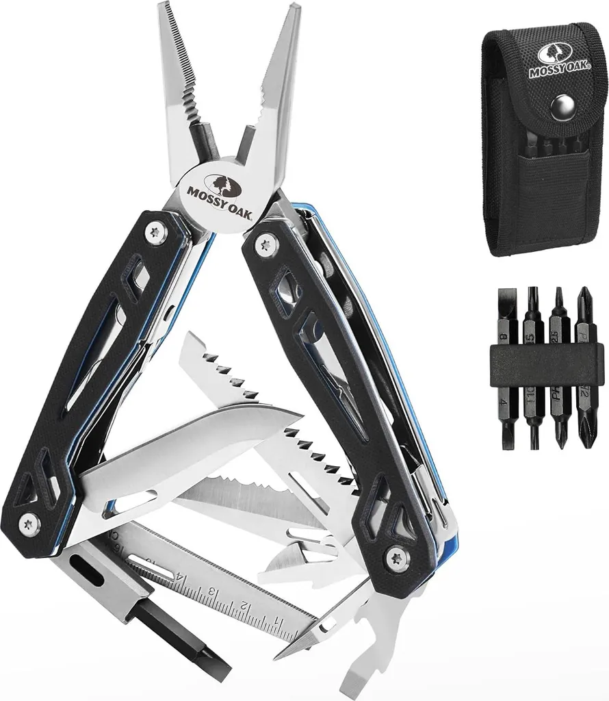 Pince multitool camping et extérieur, outil multifonction 22 fonctions