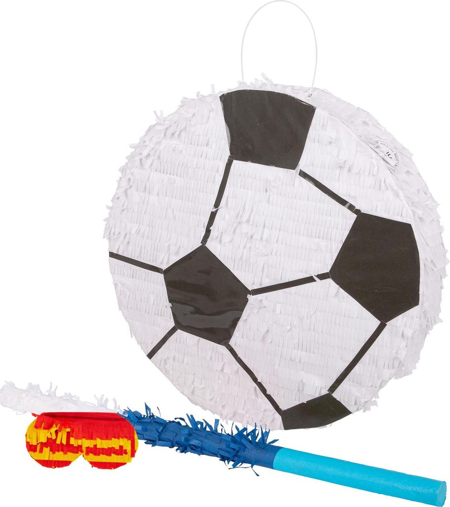 Fax Potato 3-teiliges Fußball-Pinata-Set mit Stock und Produktbild 
