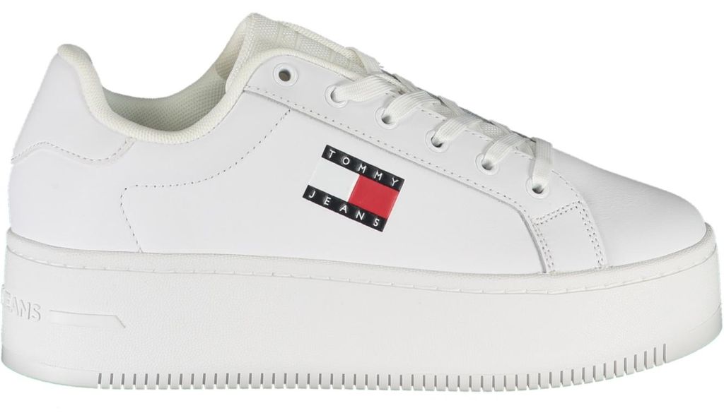TOMMY JEANS TJW FLATFORM ESS Weiß Produktbild 