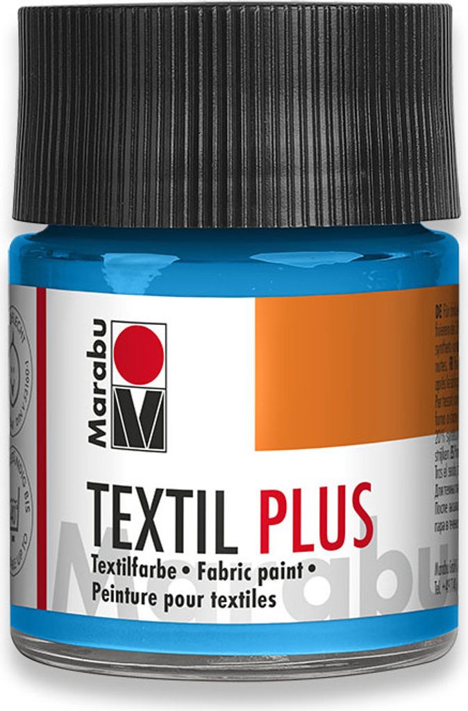 Marabu 17150005090, Blau, Textilfarbe, Flüssigkeit, 50 ml, Produktbild 
