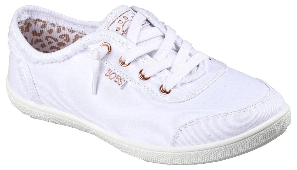 Skechers Damen BOBS B Cute Sneaker 33492 WHT White, Schuhgröße:39 EU